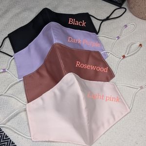 Facemask+Free matching scrunchies